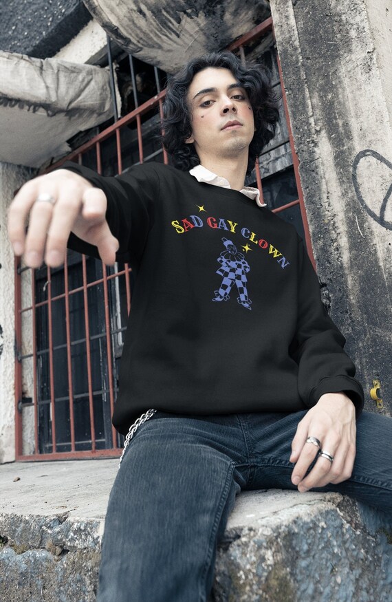 Clown Sweater Clowncore Clothing Y2K 