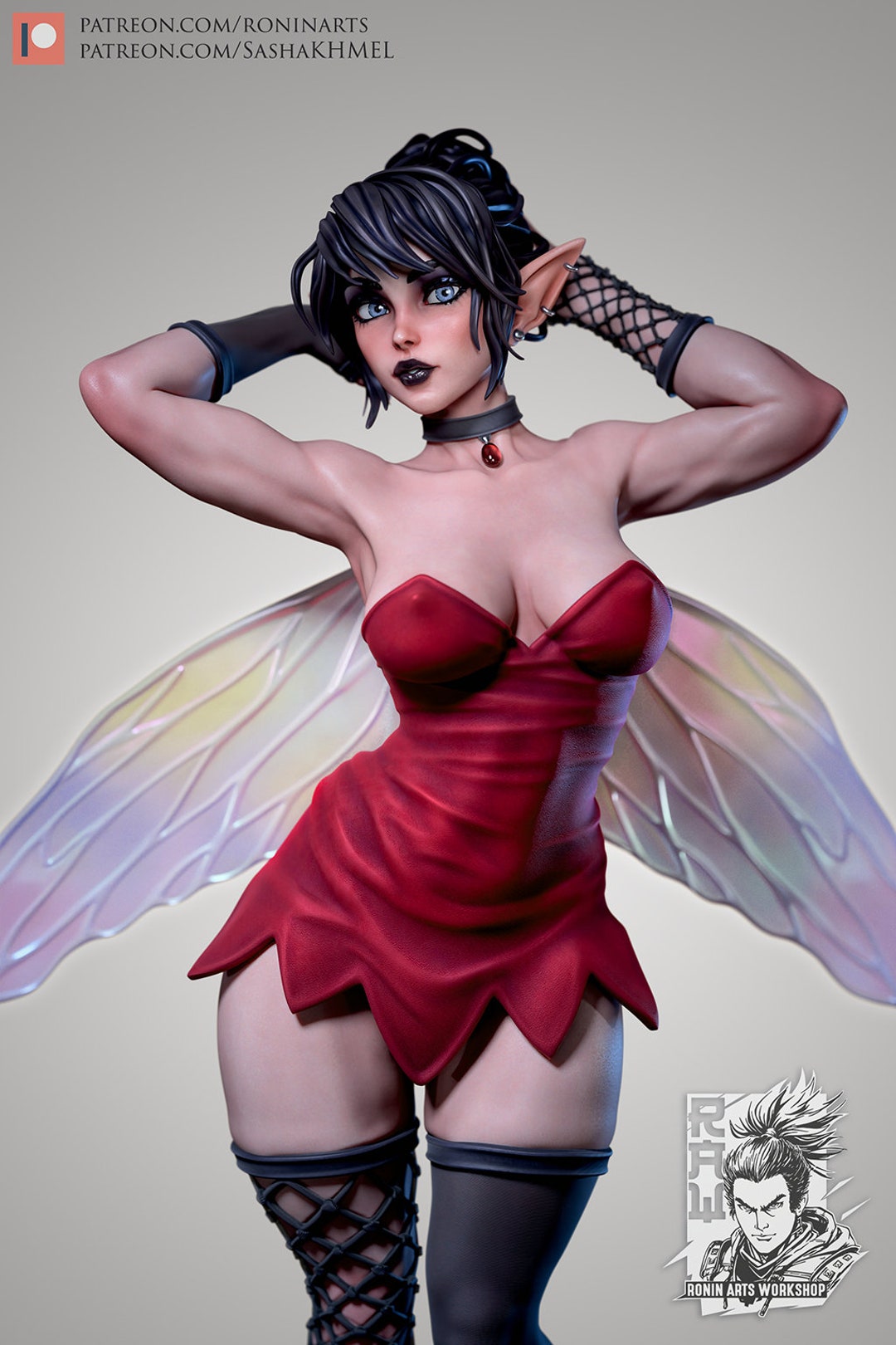 Goth Fairy Vita Ronin Arts Workshop and Sasha Khmel Resin Model for Age of  Sigmar D&D Pathfinder and Other Tabletop Games - Etsy Israel