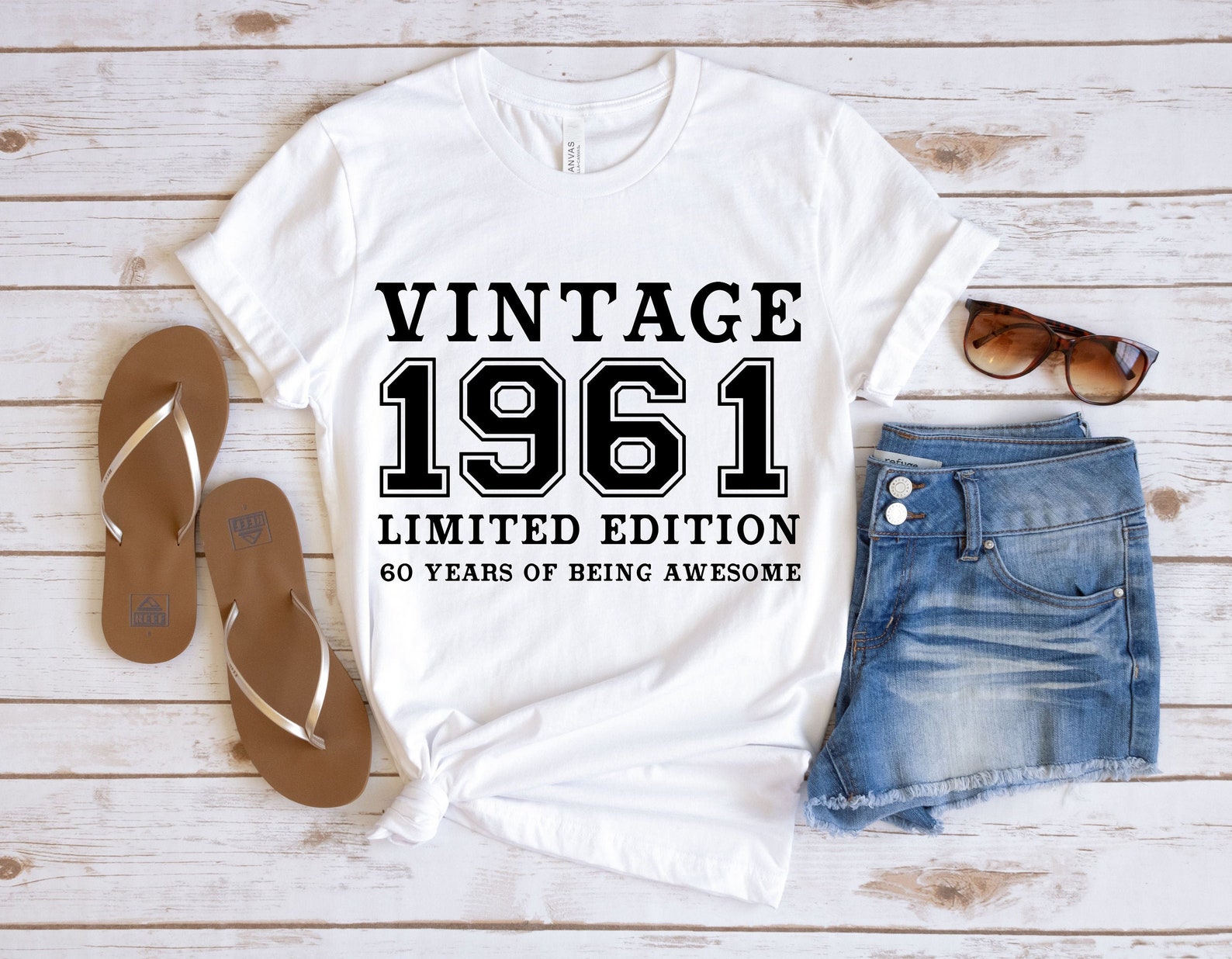 Limited edition 1961 Svg Age Svg 60 years of awesome svg | Etsy