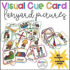Visuels pour tour de cou - Visuels pour l'éducation spécialisée