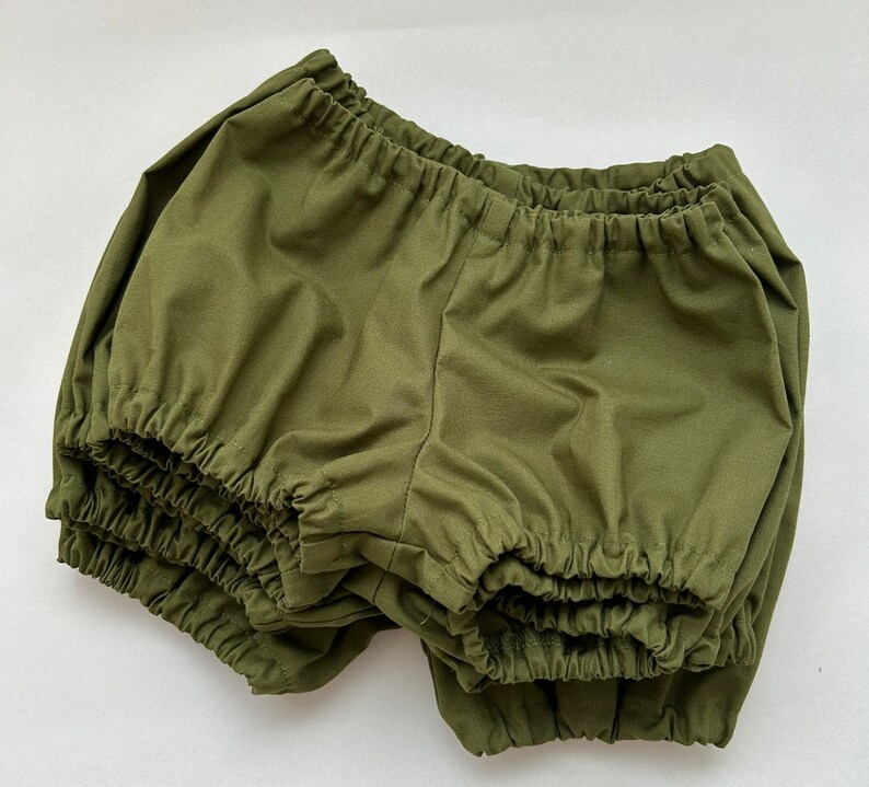 Baby & Toddler Bloomers Solid Olive Green Etsy