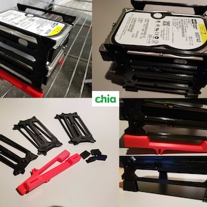 3.5 HDD | Wire Shelf/Table Top Stackable Hard Drive Mount Kit