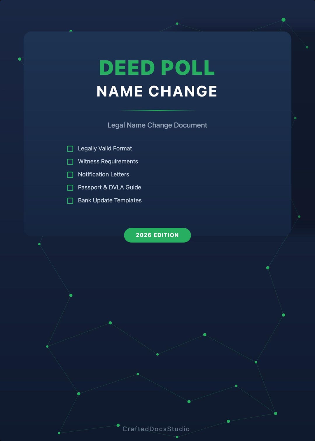 Register Child Names UK Deed Poll Template Pack – Legal Name Change (digital Download) - Etsy UK