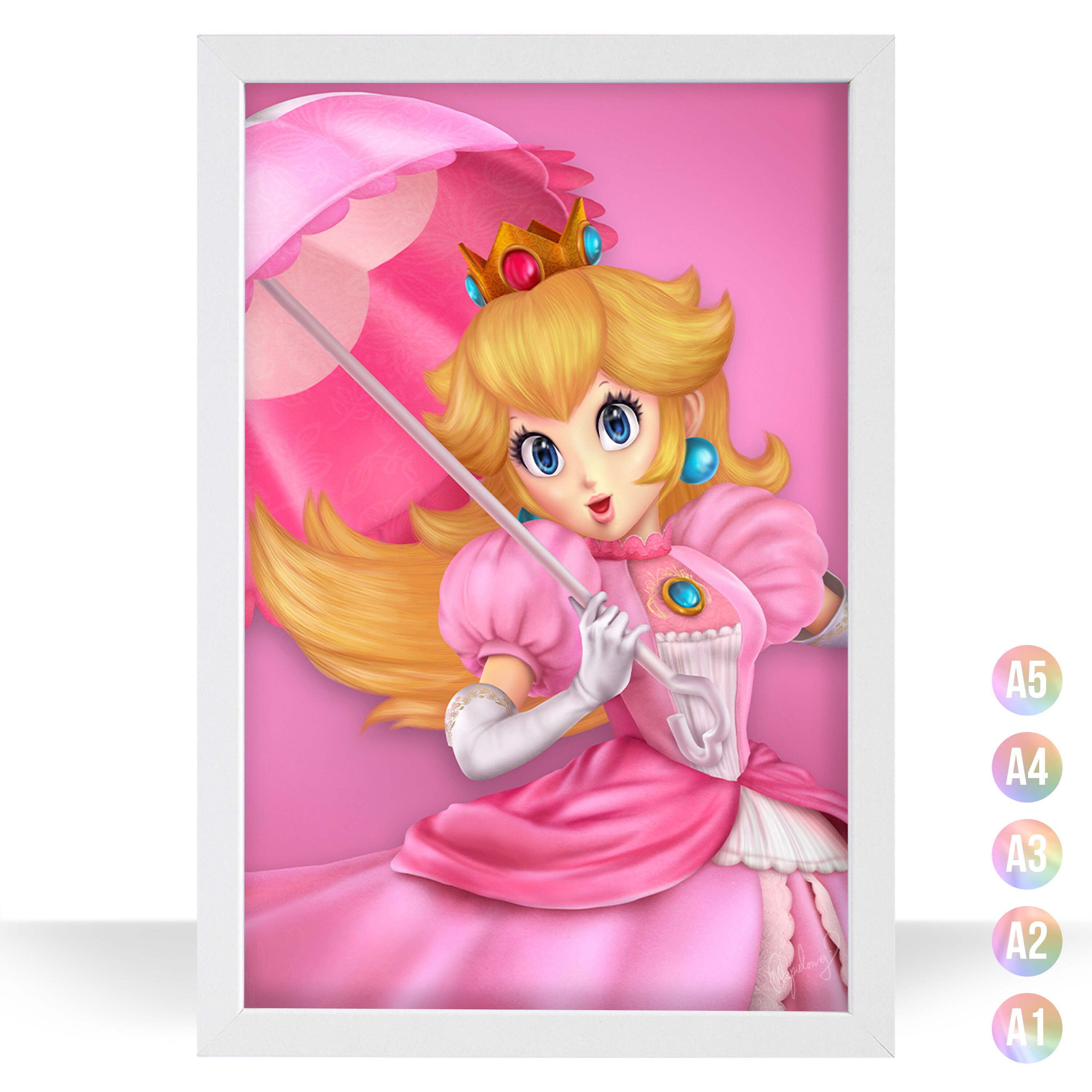 Princess Peach Artwork Etsy
