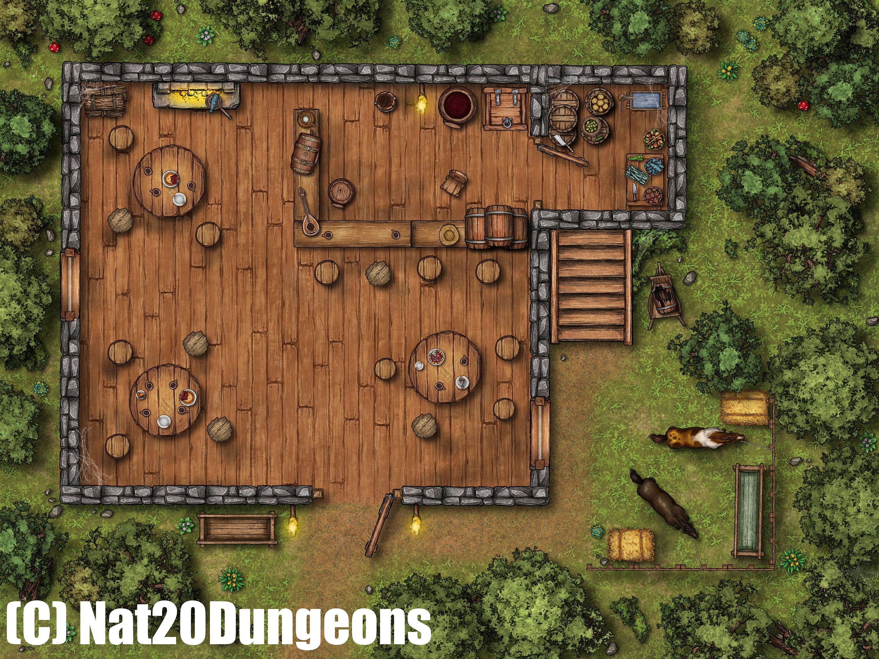 Tavern Battle Map Dnd Battle Map D D Battlemap Dungeons 41 OFF