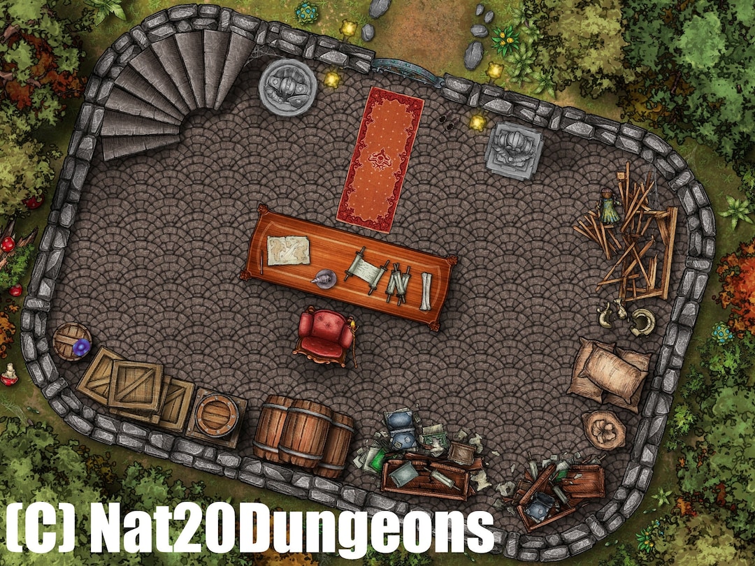 Mage Tower Battle MAPS, Dnd Battle Map, D&D, Battlemap, Dungeons and