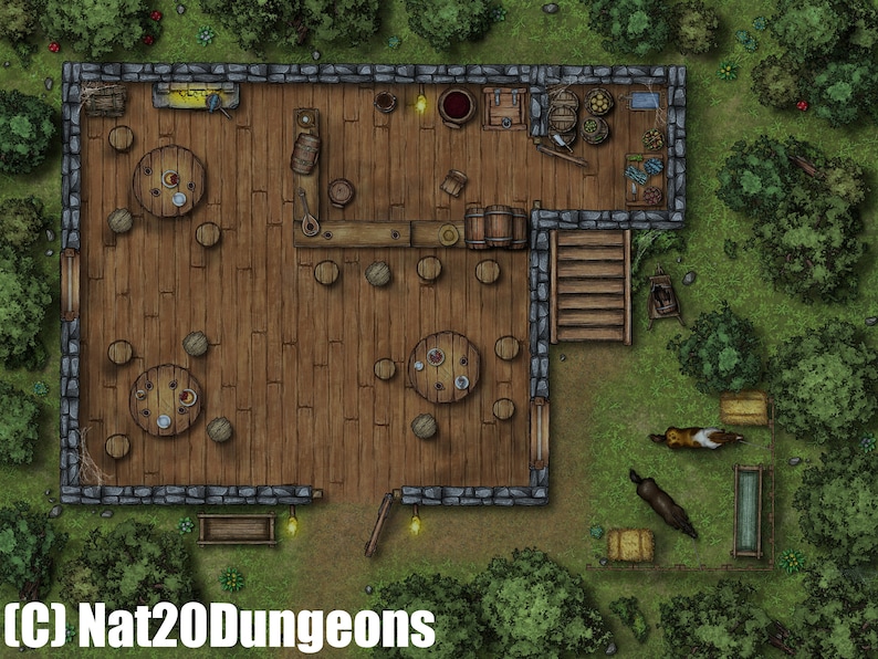 Tavern Battle Map Dnd Battle Map D D Battlemap Dungeons and Dragons Tavern Battle Map Dnd Battle Map D D Battlemap Dungeons and Dragons