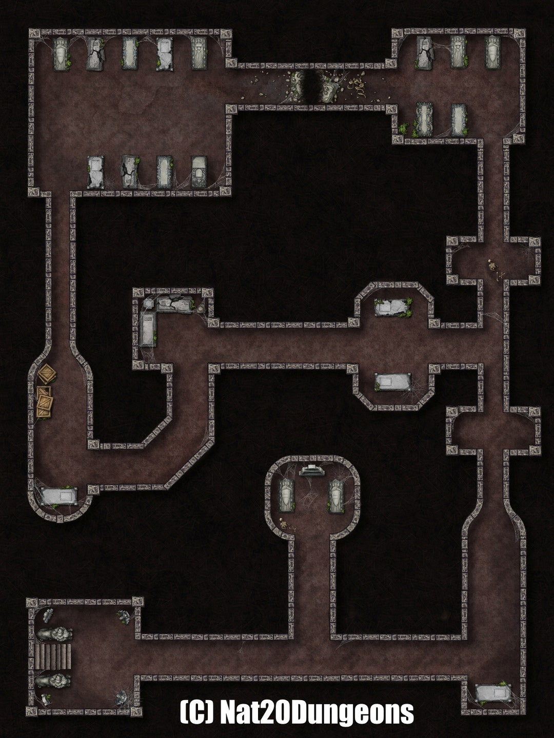 Dungeon Battle Map, Dnd Battle Map, D&D, Battlemap, Dungeons and 