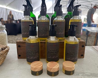Sapone liquido per le mani botanico / Detergente mani all'avena e calendula / Sapone liquido delicato alle erbe per pelli secche