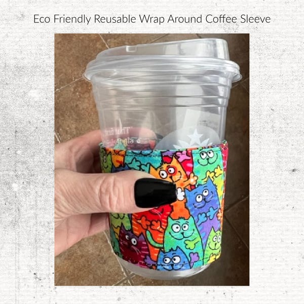 Reusable Coffee Sleeve - Etsy