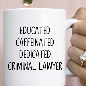 Criminal Lawyer Mug Criminal Attorney Coffee Cup Legal Mug Law Student Gift Criminal Lawyer Coffee Mug Bar Exam Gift For Lawyer 画像 7