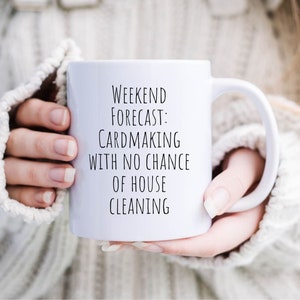 Cadeau voor kaartenmaker Cadeau voor thuis Cadeau mok knutselen Kaarten maken Cadeaubonnen mok maken Koffiemok Cadeau kaartenmaker Crafter mok