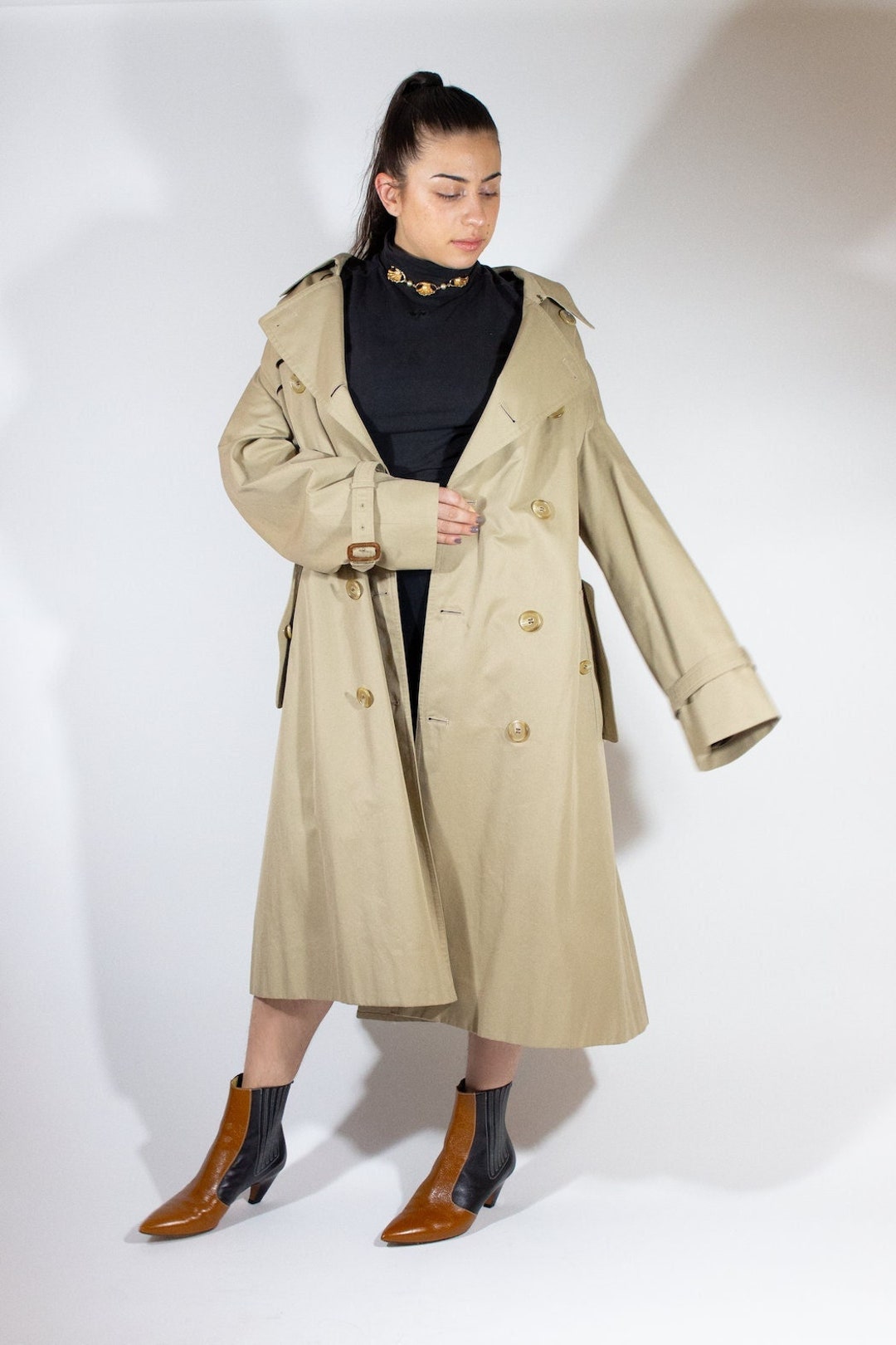 Classic Cotton Trench Coat. Made in Japan. - Etsy