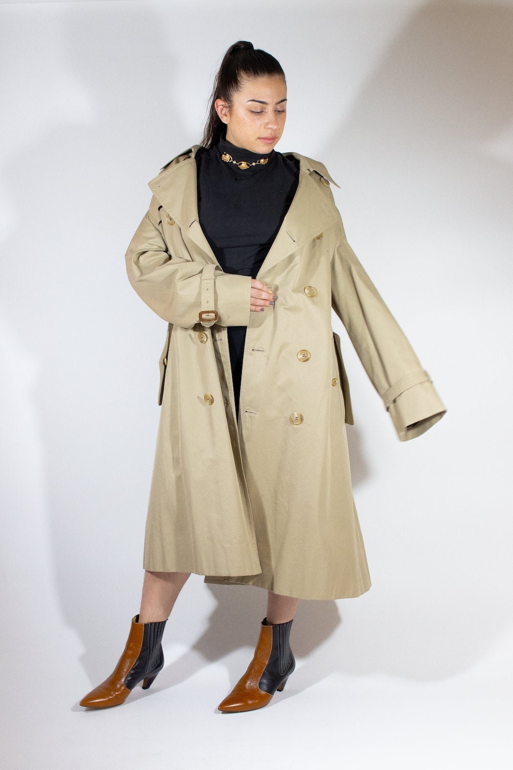 Classic Cotton Trench Coat. Made in Japan. - Etsy