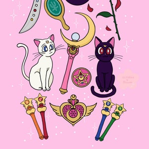 Sailor Stuff inspired Art print! A4/A5!