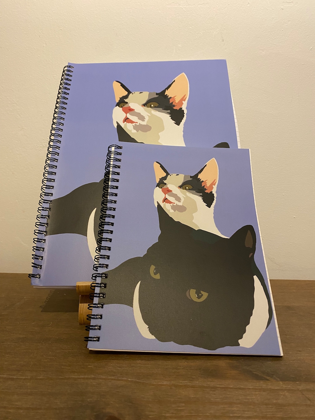 Cute Cats Notebook With Ruled or Graph Paper Available in - Etsy