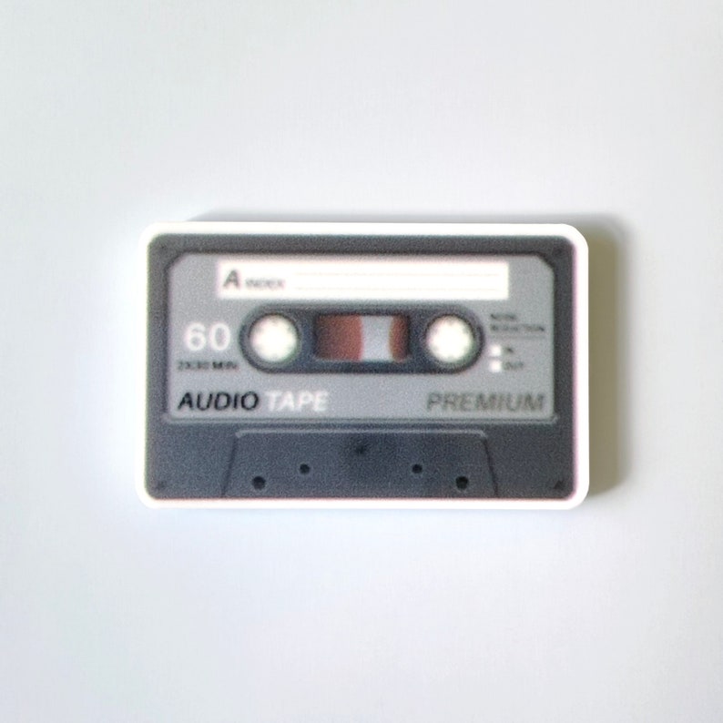 Retro 80s Cassette Tape Fridge Magnets 80s Nostalgia 80s Decor 90s Nostalgia Vintage Retro Decor 80s Retro Gifts 80s Room Decor image 6