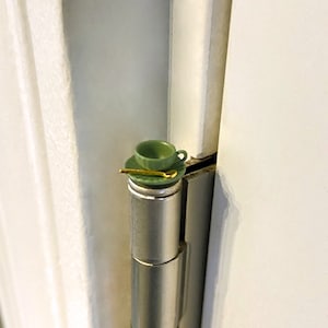 Miniature Teacup Hinge Head: Cottagecore Door Decor Topper