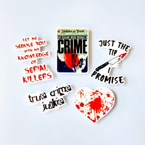 True Crime Magnets Magnet Sets for Fridge or Bulletin Board True Crime Gifts Serial Killers True Crime Decor True Crime Fan image 1