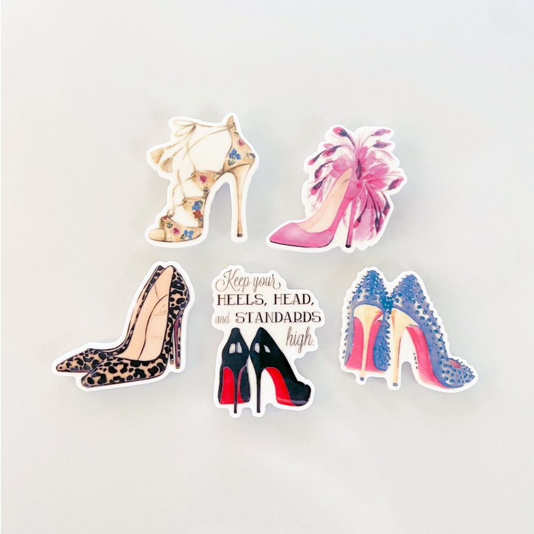 Set de imanes para zapatos de moda: tacones de aguja, regalo para