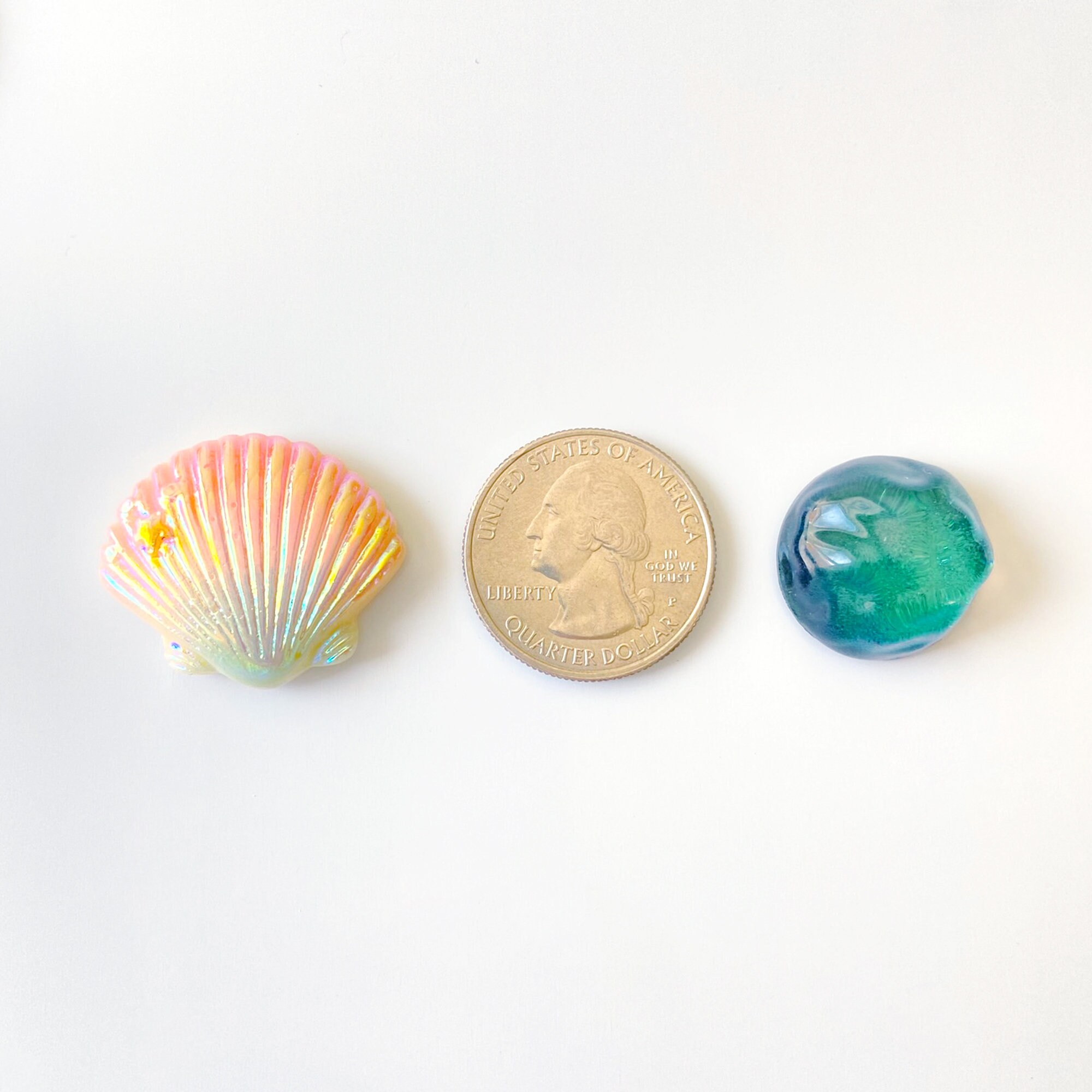 Mermaid Magnets: Iridescent Scale & Tail Decor, Set of 10 - Etsy
