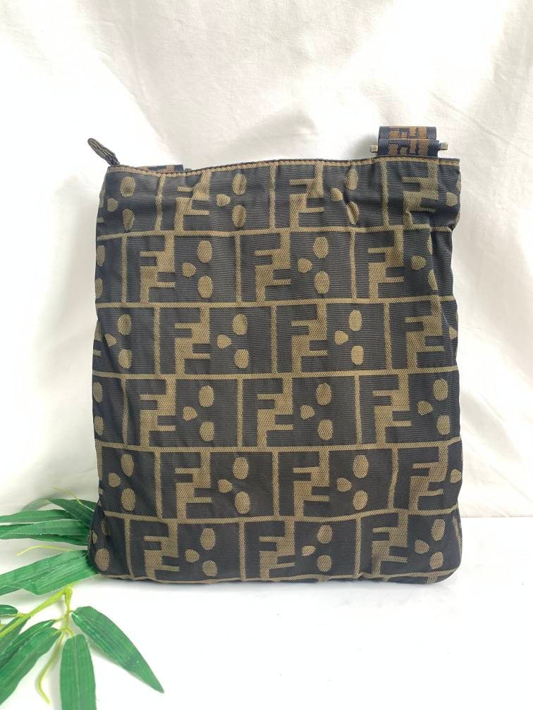 Authentic Fendi Zucca Crossbody Bag Etsy Canada