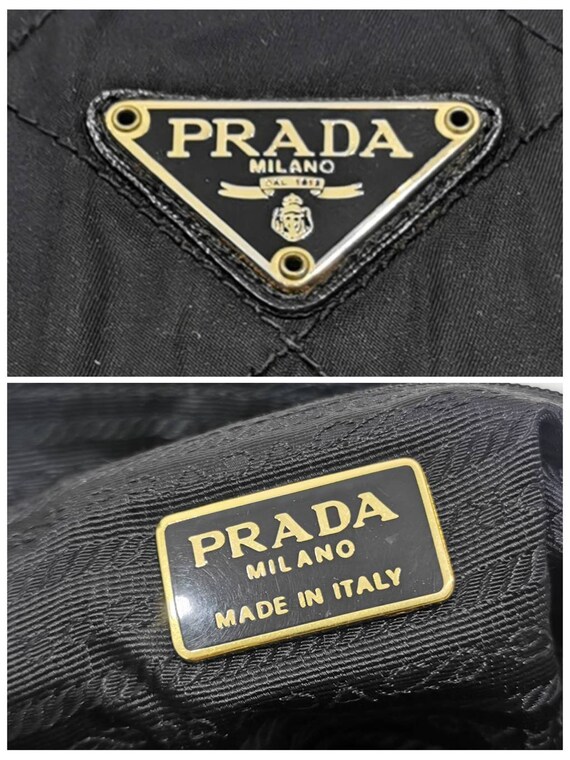 Prada bag - Authentic Vintage Prada Chain Sling B… - image 9