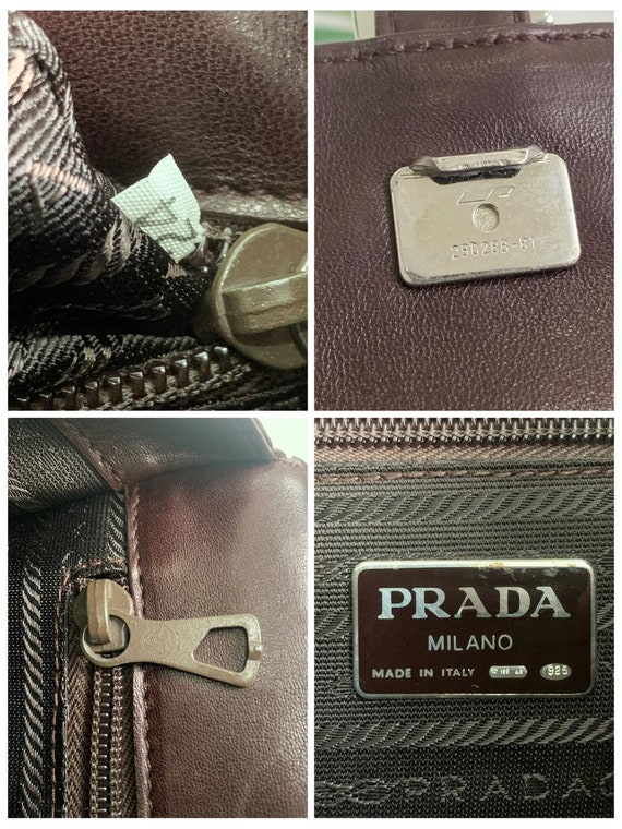 Vintage Prada Shoulder Bag, black on black, medium well loved. | eBay