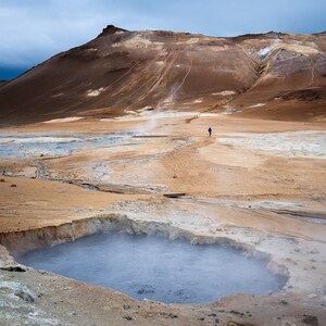 Land of Fire wall art | Iceland photography | Volcano wall decor