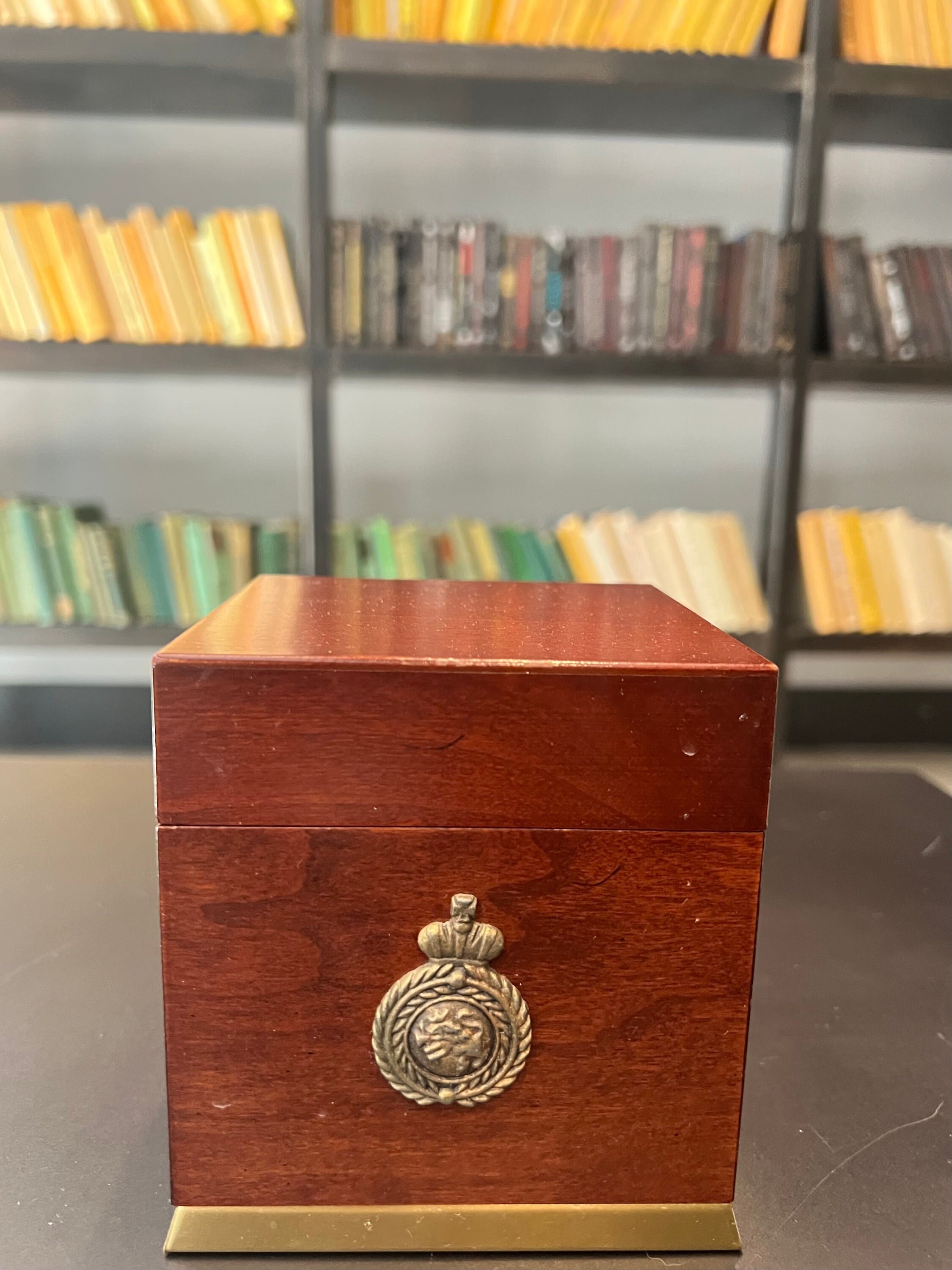 Vintage 1990's Bombay Company Wooden Box With Brass Etsy