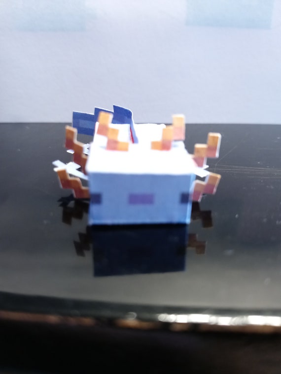 AXOLOTL MINECRAFT PAPERCRAFT 