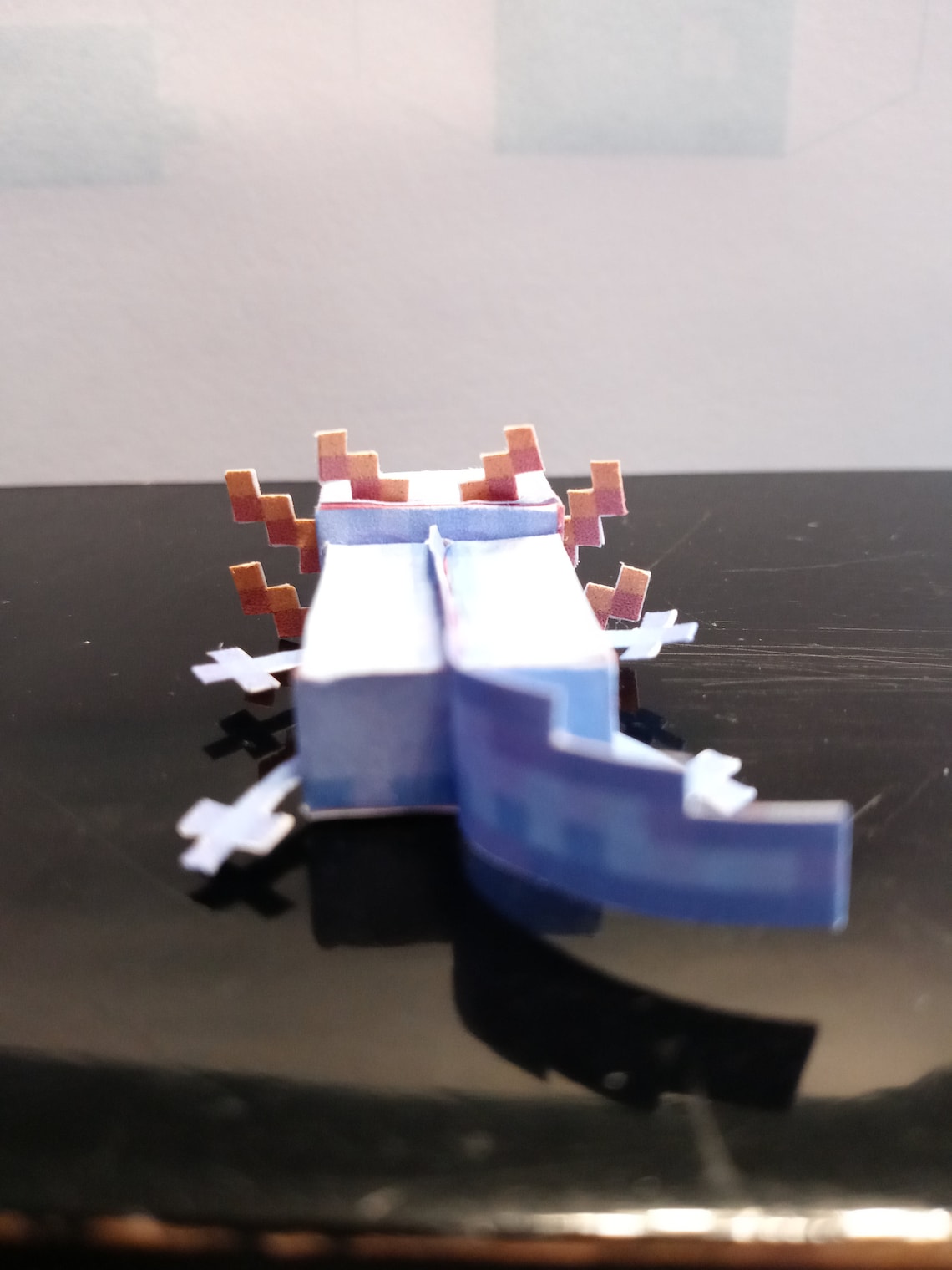 Rare Blue Axolotl and Other Axolotls, Minecraft Inspired Papercraft Figurine Etsy