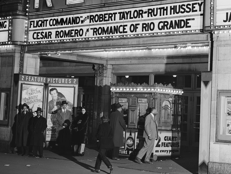 Vintage Photo Printable | Chicago Photography | Regal Movie Theater at ...