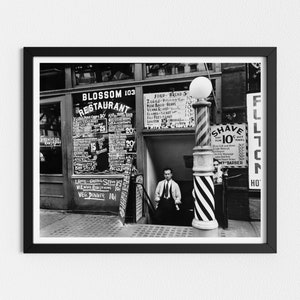 Vintage Photo Printable | New York City Print | Black and White Art | Downloadable Prints