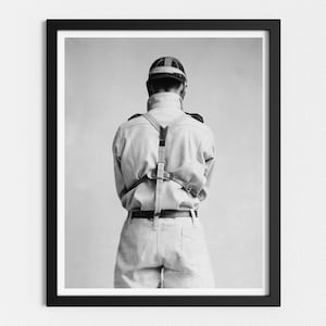 Vintage Photo Printable | Baseball Wall Art | Vintage Sports Decor | Black and White Art | Downloadable Prints