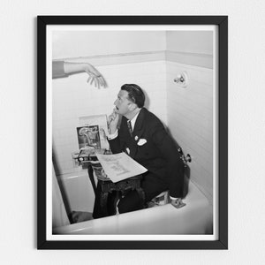 Vintage Photo Printable | Salvador Dalí | Black and White Art | Famous Surrealist Painter | Downloadable Prints
