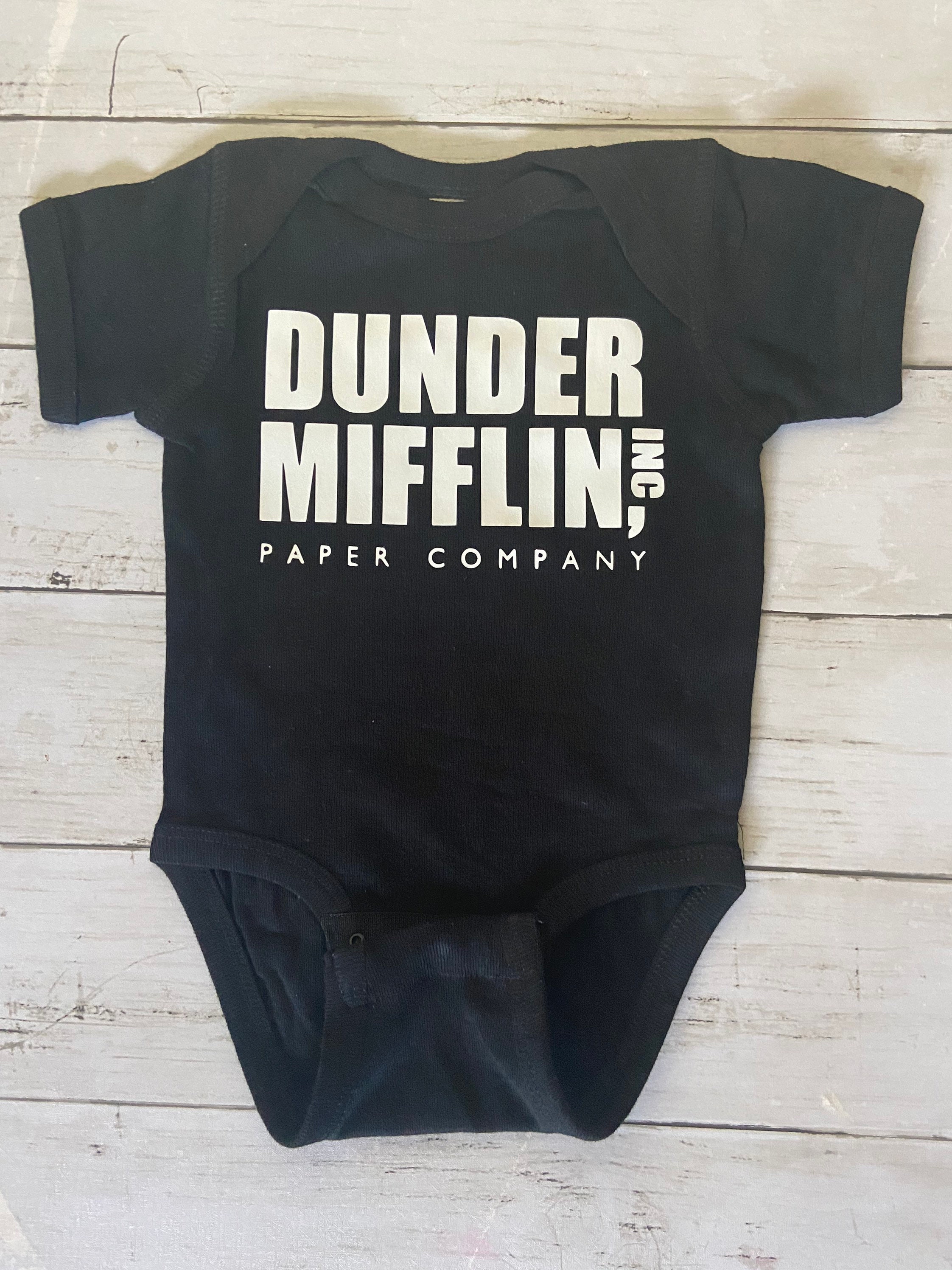 Dunder mifflin sales baby onesie
