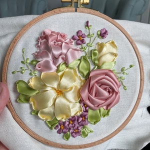 Regency Reticule or Ribbon Embroidered Reticule - Etsy