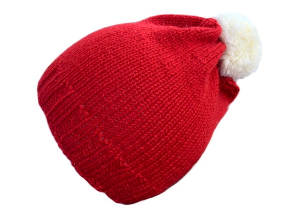 Bright Red Beanie/hat for Women/ladies 