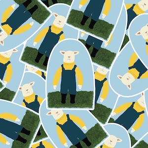 Lamb A24 Sticker | Die-cut sticker | horror movie sticker | A24 films | film sticker | Halloween Sticker