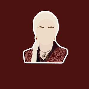 Rhaenyra Targaryen Sticker | HOTD sticker | GOT sticker | A song of ice and fire