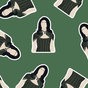 The Witcher Yennifer Sticker, Anya Chalotra, Die-Cut sticker, Yennifer of Vengerberg | Halloween Sticker
