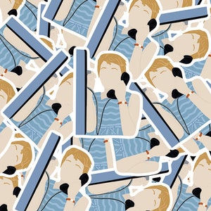 Rosemary’s Baby Sticker | horror movie sticker | 60s movie | classic horror | movie fan gift | Mia Farrow | Halloween Sticker