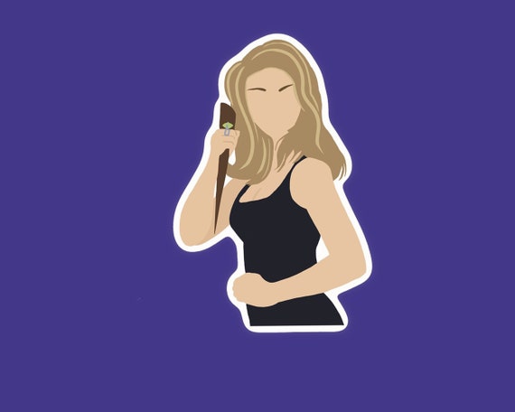 Buffy Sticker | Buffy the vampire slayer | Buffy Art | 90s aesthetic | Pop culture art | Faceless art | 90s Television