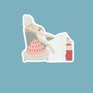 Marie Antoinette movie sticker | Film Sticker | Die-cut sticker | Kirstin Dunst | Sofia Coppola