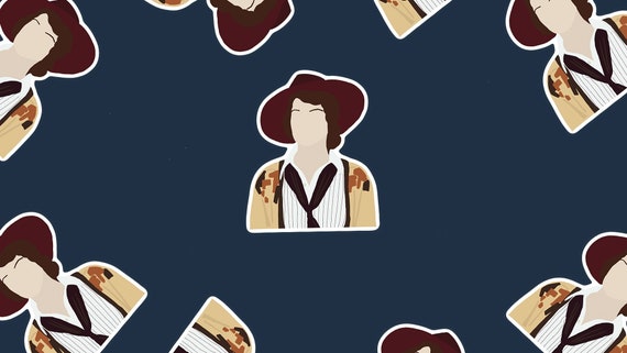 The Mummy Film Sticker | The Mummy 1999 | 3” Glossy Sticker | Evelyn | Horror | 90s | Rachel Weiss | Laptop Stickers | Halloween Sticker