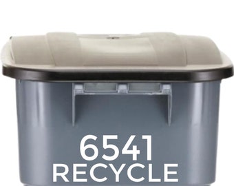 Recycle & Trash Can Decal, Street Number and Recycle Decal for Trash Bin, Garbage Bin stickers
