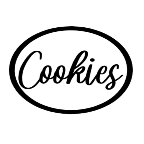 Cookie Vinyl Decal, Cookie Jar Decal Sticker, Pantry Organization Decal