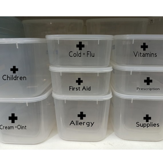 Medicine Labels for Organization 3 Length Etsy