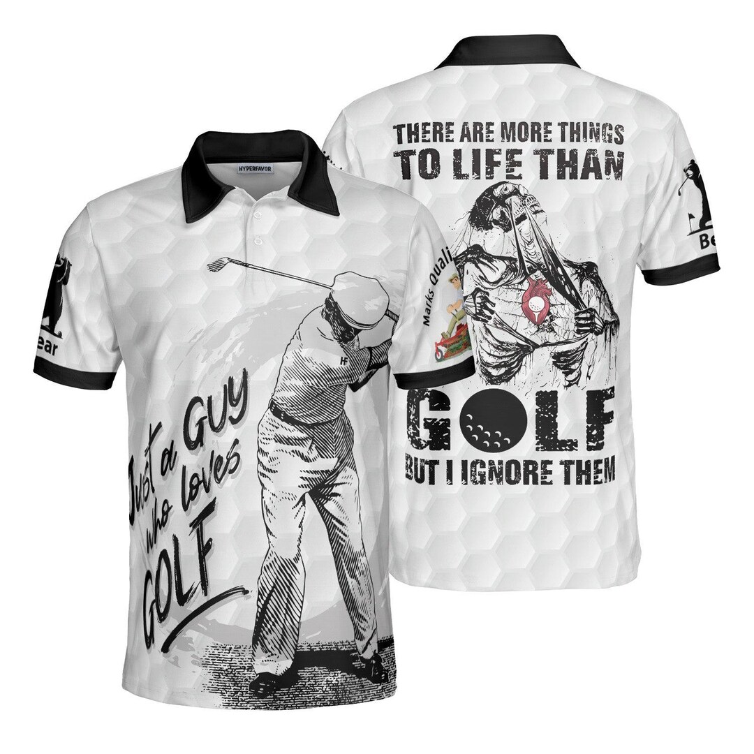 If I Die Bury Me With My Golf Club Golf Polo Shirt GM0200